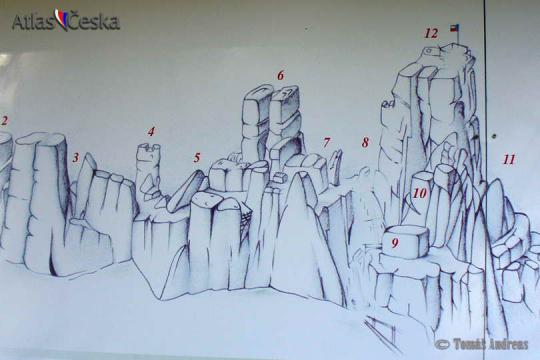 skalní hrad Střmen - 